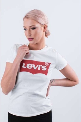 Attēls no Levi`s THE PERFECT TEE 0053 LARGE BATWING WHITE - XS - damskie - biay