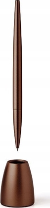 Attēls no Lexon Lexon Scribalu Ballpoint pen with base brown/bronze LS64BZ