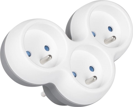 Изображение Libox Rozganik sieciowy 1wtyk/3gniazda z uziemieniem LB0166-3 LIBOX