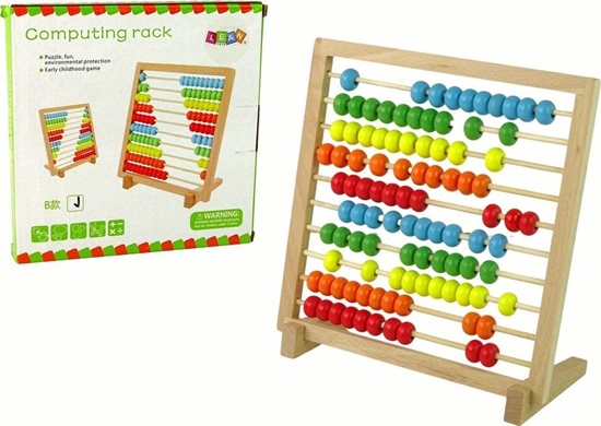 Picture of Liczydo Szkolne Drewniane Kolorowe Koraliki