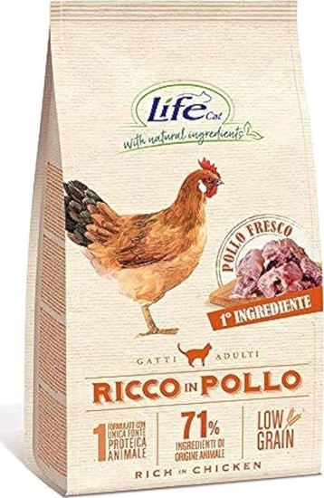 Изображение Life Pet Care LIFE CAT 400g RICH IN CHICKEN LOW GRAIN   /6