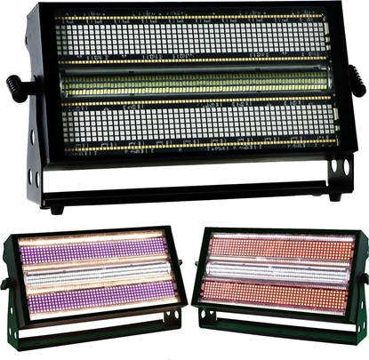 Изображение LIGHT4ME AURORA STROBE stroboskop owietlenie sceniczne efekt wietlny LED 560x1W CW/A + 600x0,2W RGB