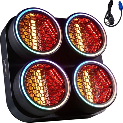 Изображение LIGHT4ME BLINDER LED 4 RING owietlacz sceniczny owietlenie estradowe efekt ring 4x30W