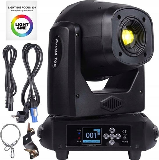 Изображение LIGHT4ME FOCUS 100 SPOT PRYZMA gowica ruchoma LED