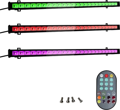 Изображение LIGHT4ME IP BAR 24 IR listwa owietleniowa belka LED IP65 Bluetooth owietlenie sceniczne sterowane smartfonem pilot
