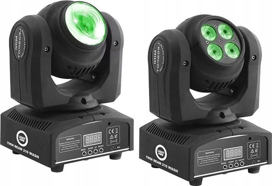 Изображение LIGHT4ME ML TWIN BEAM 210 WASH mini gowica ruchoma L