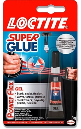 Picture of Lim Loctite Super Glue Power Flex lim 3g/tube