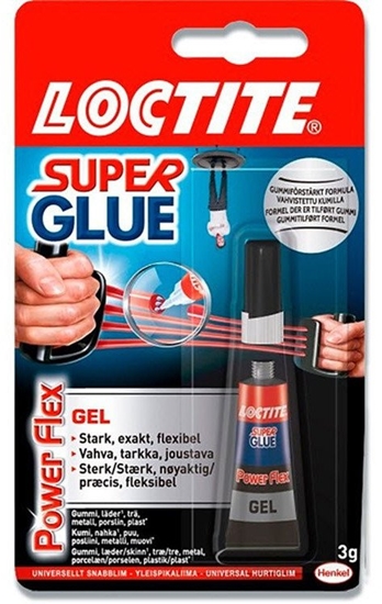 Picture of Lim Loctite Super Glue Power Flex lim 3g/tube
