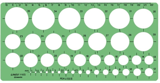 Picture of LINEX 1116S CIRKELSKABELON