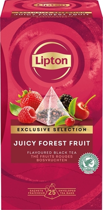 Attēls no Lipton Herbata Exclusive Selection o smaku owocy lenych, piramidki, 25 kopert