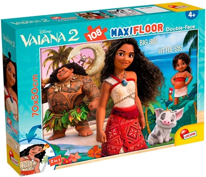 Изображение LISCIANI PUZZLE DF MAXI FLOOR VAIANA 2 108 ELEMENTÓW
