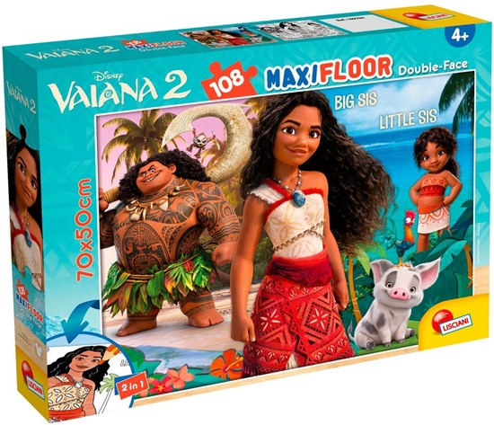 Изображение LISCIANI PUZZLE DF MAXI FLOOR VAIANA 2 108 ELEMENTÓW