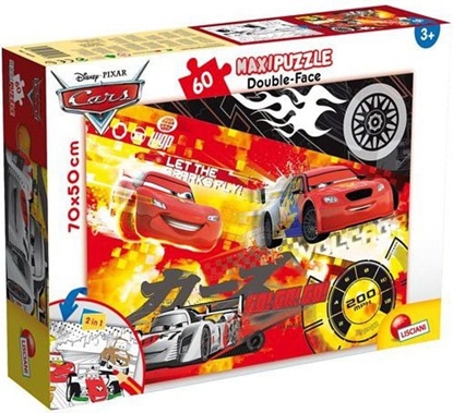 Picture of Lisciani Puzzle dwustronne Super Maxi 60 elementów Cars (304-48236)