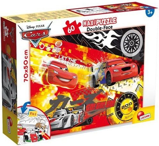 Picture of Lisciani Puzzle dwustronne Super Maxi 60 elementów Cars (304-48236)