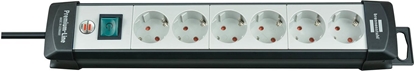Изображение Brennenstuhl Steckdosenleiste  Premium-Line 6x sw/grau 3m
