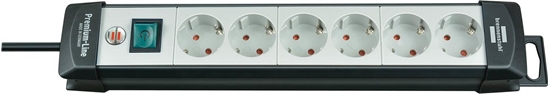 Изображение Brennenstuhl Steckdosenleiste  Premium-Line 6x sw/grau 3m
