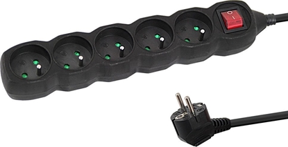 Picture of Listwa zasilajca Esperanza 5 gniazd 3 m czarna (ELK215K)