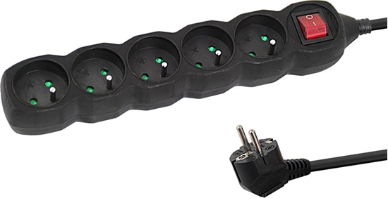 Picture of Listwa zasilajca Esperanza 5 gniazd 3 m czarna (ELK215K)