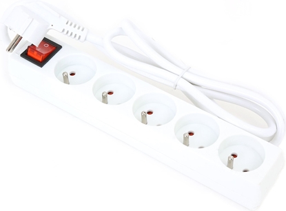 Изображение Listwa zasilajca Fiesta 5 gniazd 1.5 m biaa (42043)