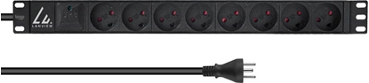 Изображение Listwa zasilajca Lanview 19`` rack mount power strip,