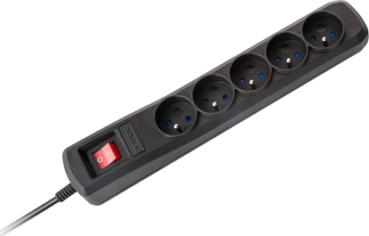 Picture of Listwa zasilajca R5 5g 5m czarna ARcon