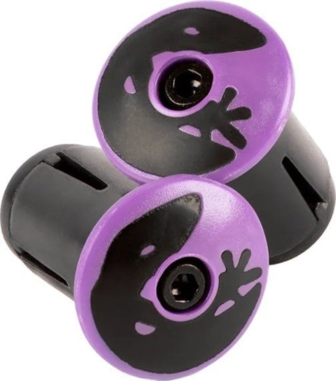 Picture of Lizard Skins Korki do kierownicy LIZARDSKINS Road Bar End Plugs - Violet Purple para (NEW)