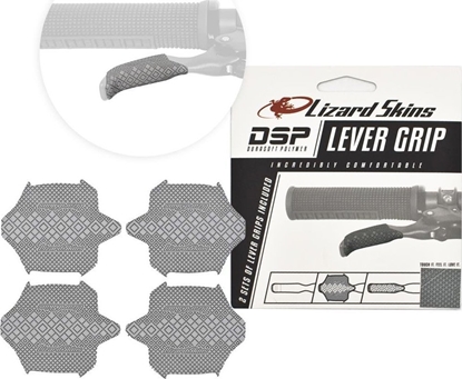 Picture of Lizard Skins LIZARDSKINS DSP Lever Grip - Platinum Gray 0.5 mm (2 zestawy po 2 szt.) (NEW 2023)