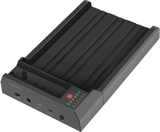 Изображение LogiLink USB 3.2 Gen 2 Quickport, 2-Bay, for 2,5/3,5 SATA HDD/SSD & M.2 NVMe