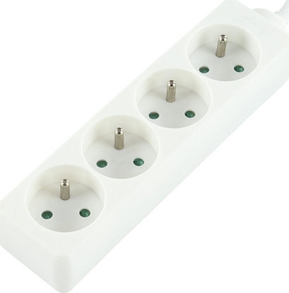 Изображение LOGON LPS060 rozgaziacz 3 m 4 x gniazdo sieciowe Biay