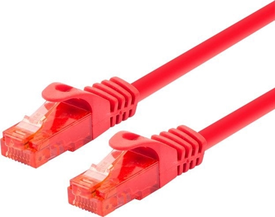 Изображение LOGON TCU66U250R kabel sieciowy Czerwony 25 m Cat6 U/UTP (UTP)