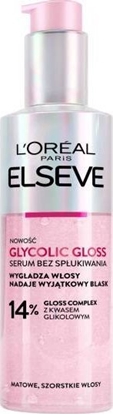 Изображение LOreal Paris  Elseve Glycolic Gloss serum bez spukiwania do wosów szorstkich i matowych 150ml