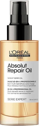 Изображение LOreal Paris Absolut Repair Oil olejek do wosów normalnych i zniszczonych 90ml