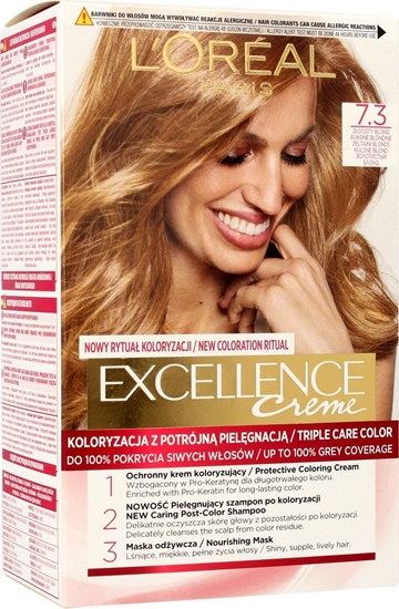 Изображение LOreal Paris Excellence Creme 7.3 zocisty blond
