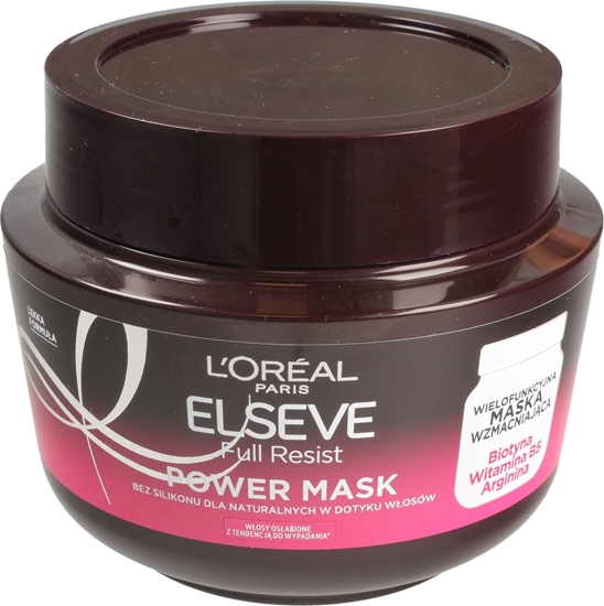 Изображение LOreal Paris Loreal Elseve Full Resist Maska do wosów wzmacniajca Power Mask 300ml