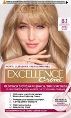 Изображение LOreal Paris LOREAL Excellence Creme Farba do wosów 8.1 Jasny popielaty blond