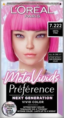 Изображение LOreal Paris L'oreal Preference MetaVivids farba do wosów 7.222 Meta Pink