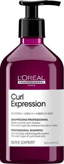 Изображение LOreal Paris L'OREAL PROFESSIONNEL_Curl Expression elowy szampon oczyszczajcy do wosów krconych 500ml