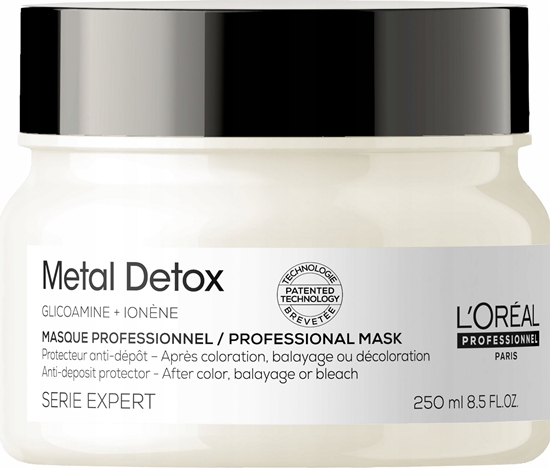 Изображение LOreal Paris L'OREAL PROFESSIONNEL_Metal Detox Mask maska zabezpieczajca wosy po zabiegu koloryzacji 250ml