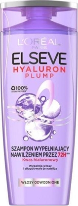 Изображение LOreal Paris LOREAL_Elseve Hyaluron Plump szampon wypeniajcy nawileniem do wosów odwodnionych 400ml