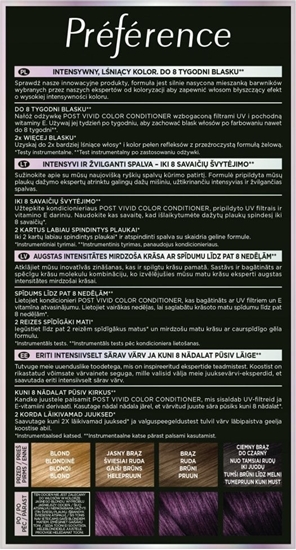 Изображение LOreal Paris L'OREAL_Preference farba do wosów 3.161 Magnetic Plum