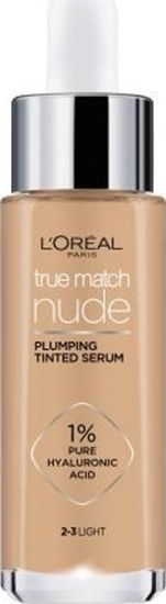 Изображение LOreal Paris L'OREAL_True Match Serum Nude Plumping Tinted Serum serum w podkadzie 2-3 Light 30ml