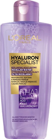 Изображение LOreal Paris Pyn micelarny do demakijau Hyaluron Specjalist 200 ml