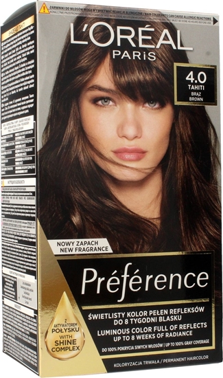 Изображение LOreal Paris Preference farba 4.0 Tahiti Brz