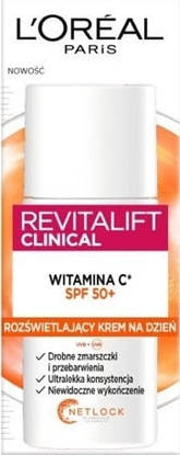 Изображение LOreal Paris Revitalift Clinical witamina C rozwietlajcy krem na dzie SPF50+ 50ml
