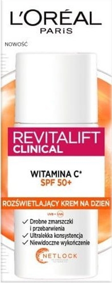 Изображение LOreal Paris Revitalift Clinical witamina C rozwietlajcy krem na dzie SPF50+ 50ml