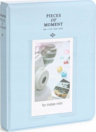 Picture of LoveInstant Album na Zdjcia 64 szt. do Fujifilm INSTAX Mini 12 11 40 9 8 7s EVO LiPlay Link 2 SE / Pastelowy Niebieski