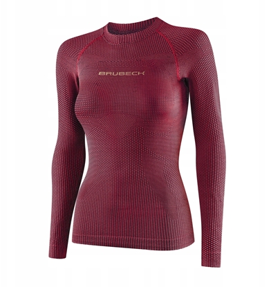 Attēls no LS1594W Koszulka damska 3D PRO z dugim rkawem fuksjowy L