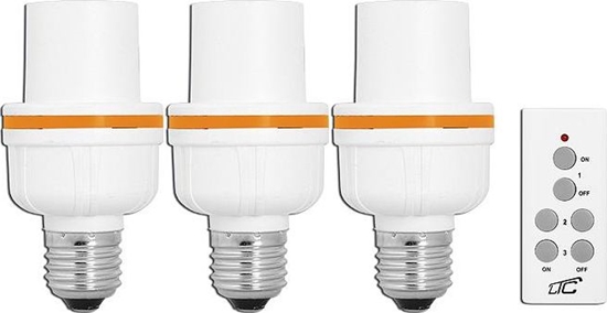 Picture of LTC Gniazdo arówki E27 Sterowane Pilotem X3. | C11-0