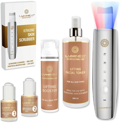 Picture of LUMINEO Professional Line Peeling kawitacyjny LED 5w1 + Zestaw liftingujcy Lumineo (Tonik, 2 x Serum, Krem)