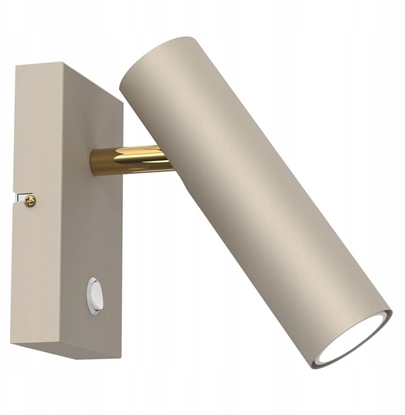 Picture of Luminex Axion 256 kinkiet lampa cienna spot 1x8W GU10 beowy/zoty